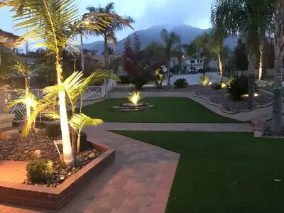 Outdoor Illumination — Stone & Concrete Installation project by Integrated Paver Systems