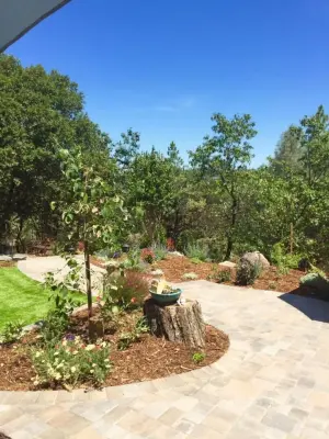 Outdoor Pathways and Patios — Stone & Concrete Installation project by Hillstone Landscape And Grading
