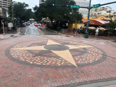 Lemon Avenue Streetscape — Stone & Concrete Installation project by Preferred Pavers & Concrete, LLC
