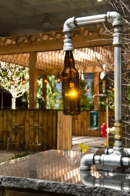 Beer Garden — Landscape Construction project by The Ohio Valley Group, INC. in Cleveland