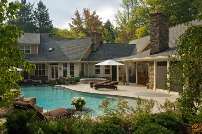 Inground Pool, Spa and Pavilion by The Ohio Valley Group, INC.
