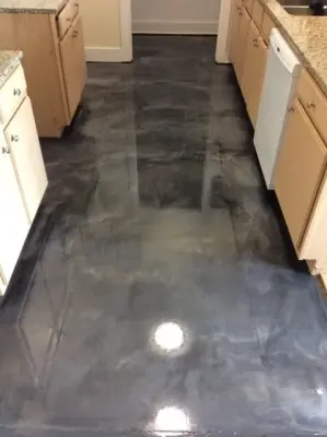 Epoxy Coating for Kitchen and Bathroom — Stone & Concrete Installation project by Versatile Coatings LLC