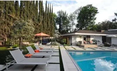Encino Mid Century - Front and Rear Development — Stone & Concrete Installation project by DiBara Masonry