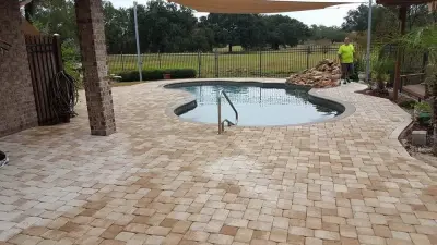 Tailored Pool Design for Your Backyard — Stone & Concrete Installation project by Stepping On Stones