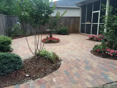 Exterior Patio and Deck Solutions — Stone & Concrete Installation project by Stepping On Stones
