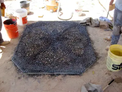 Mosaic Art — Stone & Concrete Installation project by New Mexico Stone