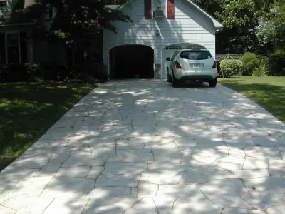 Then and Now — Stone & Concrete Installation project by Charleston Concrete Design LLC