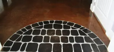 Concrete Floors with Acid Staining or Dye — Stone & Concrete Installation project by Charleston Concrete Design LLC