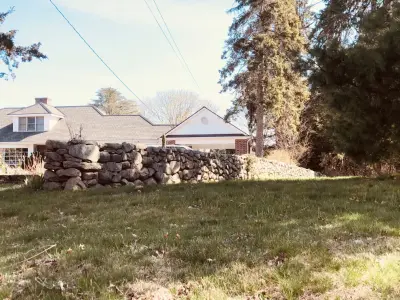 New England Rustic Wall — Stone & Concrete Installation project by Hefel Masonry LLC