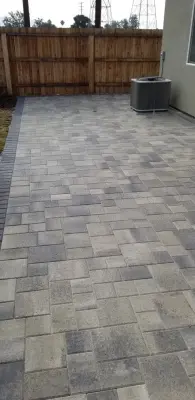 Outdoor Seating Space — Stone & Concrete Installation project by EHD Builders