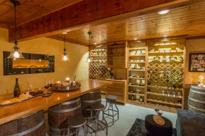 Basement Wine Cellar — Landscape Construction project by The Ohio Valley Group, INC.
