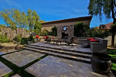 NW Valley Personalized Outdoor Living — Stone & Concrete Installation project by Creative Concrete And Masonry