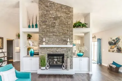 Masonry Fireplaces — Stone & Concrete Installation project by Eagle Stone & Brick, Inc.