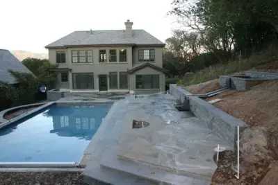 Exterior Space — Stone & Concrete Installation project by Spoor Masonry, Inc