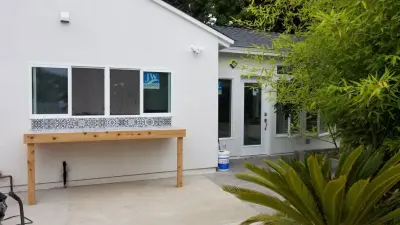 Alfresco Bar — Stone & Concrete Installation project by EHD Builders