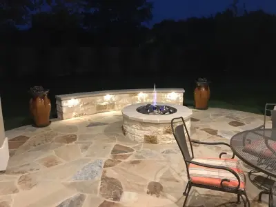 Alfresco Grill Haven — Stone & Concrete Installation project by Esposito Hardscapes, LLC
