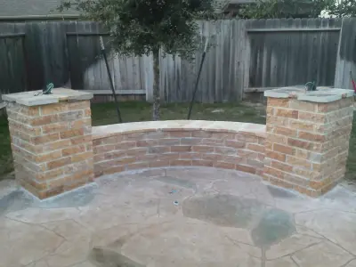 Exterior Decorative Stonework — Stone & Concrete Installation project by JL Masonry