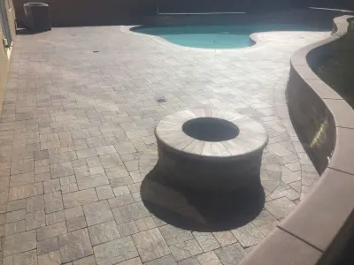 Open-Air Fire Pits — Stone & Concrete Installation project by Integrated Paver Systems