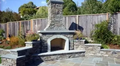 Exterior Fire Pits — Stone & Concrete Installation project by Spoor Masonry, Inc