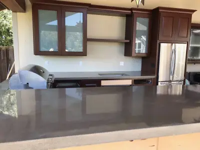 Alfresco Culinary Space — Stone & Concrete Installation project by Aggretex Systems LLC
