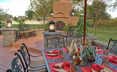 Alfresco Cooking Spaces — Stone & Concrete Installation project by Archadeck Of Southeast Louisiana