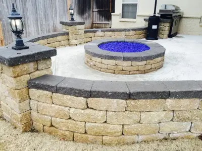 Alfresco Lifestyle — Stone & Concrete Installation project by Tulsa Retaining Walls