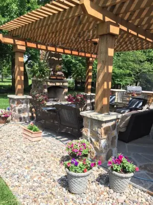 Outdoor Lifestyle in Lee's Summit MO — Stone & Concrete Installation project by KC Prime Masonry