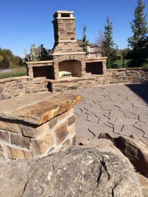 Shawnee KS Outdoor Living — Stone & Concrete Installation project by KC Prime Masonry