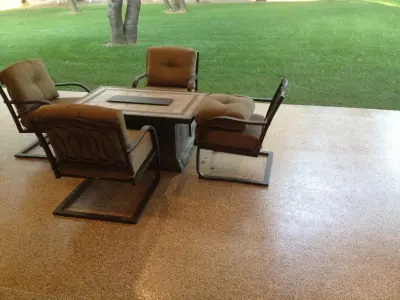 Outdoor Concrete Finishes — Stone & Concrete Installation project by RTP Concrete Coatings