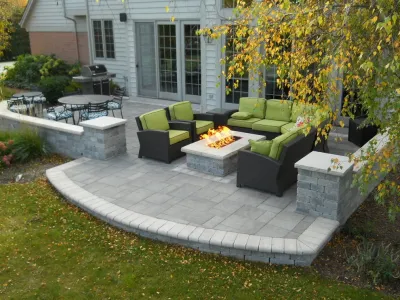 Fire Features — Landscape Construction project by The Secret Garden