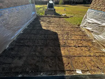 Outdoor Patio Expansion — Stone & Concrete Installation project by Crest Concrete