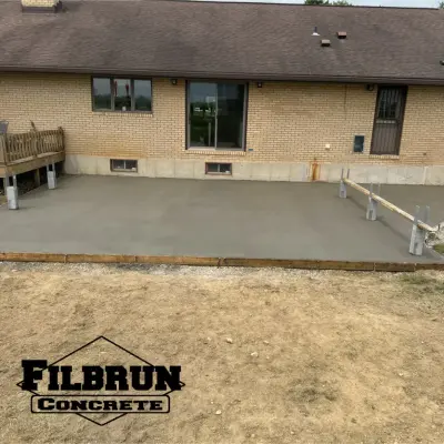 OUTDOOR LIVING SPACES — Stone & Concrete Installation project by Filbrun Concrete