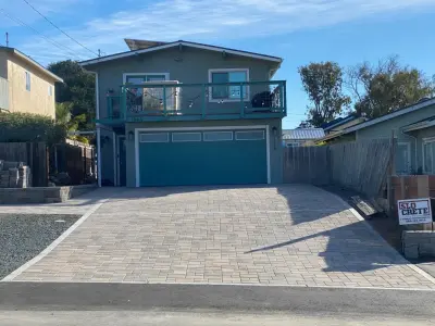 Paved driveway — Stone & Concrete Installation project by Slocrete