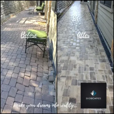 Paver Patio Initiative — Stone & Concrete Installation project by BioScapes LLC