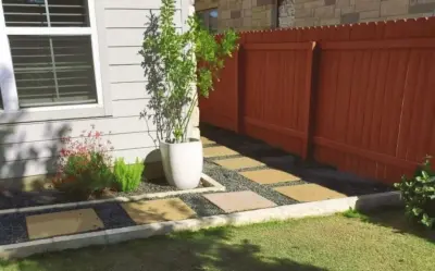 Patio Pavers with Blackstar Gravel — Stone & Concrete Installation project by BioScapes LLC