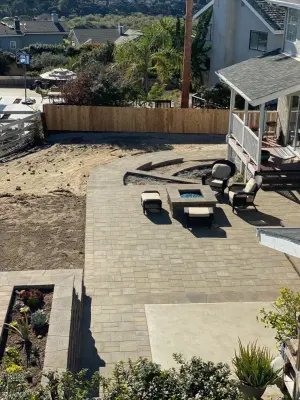 Pavers and Walls at Pismo Beach — Stone & Concrete Installation project by Slocrete
