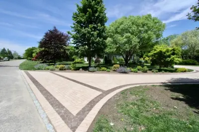 Stone Paved Driveway — Stone & Concrete Installation project by Legacy Brick & Stone