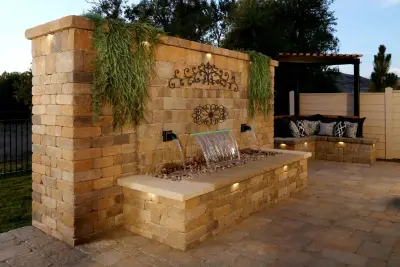 Payette Farmhouse Design — Stone & Concrete Installation project by Yardscapes Northwest