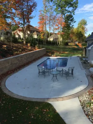 Swimming Pool Covers — Stone & Concrete Installation project by Paris Brothers & Company, Inc