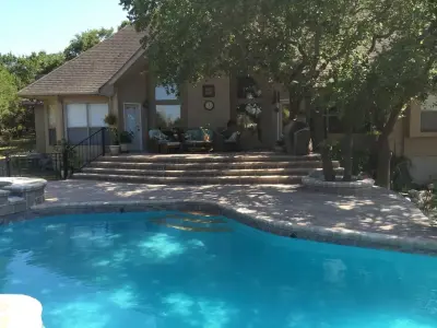 Pool Deck Renovation — Stone & Concrete Installation project by Esposito Hardscapes, LLC