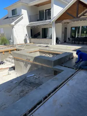 Concrete Coping for Pool Decks — Stone & Concrete Installation project by Concrete Eurway