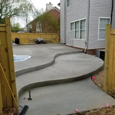 Swimming Area Surfaces — Stone & Concrete Installation project by The Concrete Gentlemen, LLC
