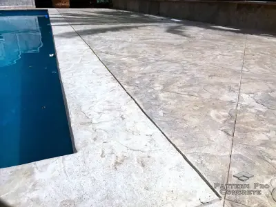 BY THE POOL — Stone & Concrete Installation project by Pattern Pro Concrete