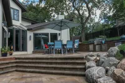 Lakeside Retreat — Stone & Concrete Installation project by Watkins Concrete Block Company, Inc.