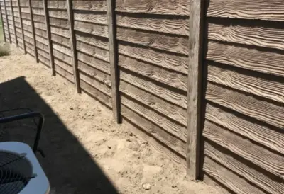 Precast Concrete Fencing — Stone & Concrete Installation project by Sierra Nevada Fencing & Concrete Products