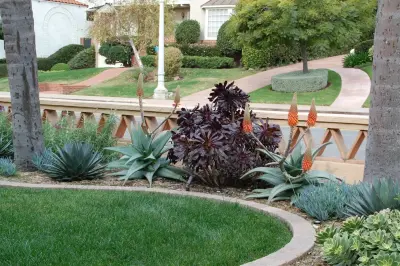 Randy's Front Yard Landscape Renovation in Mission Hills — Stone & Concrete Installation project by Villa & Mission Imports
