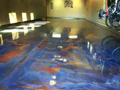Metallic Garage Flooring for Residences — Stone & Concrete Installation project by Bulletproof
