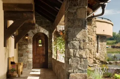 COUNTRY STREAM — Stone & Concrete Installation project by Kő Natural Stone