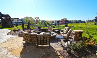 Countryside Escape — Stone & Concrete Installation project by Watkins Concrete Block Company, Inc.