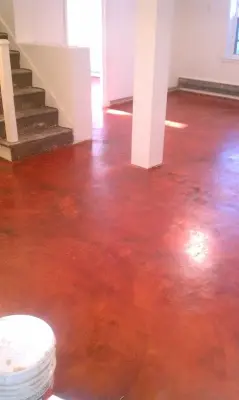 Saint Paul Micro Coating Flooring — Stone & Concrete Installation project by The Concrete Guy By Matthew Hage